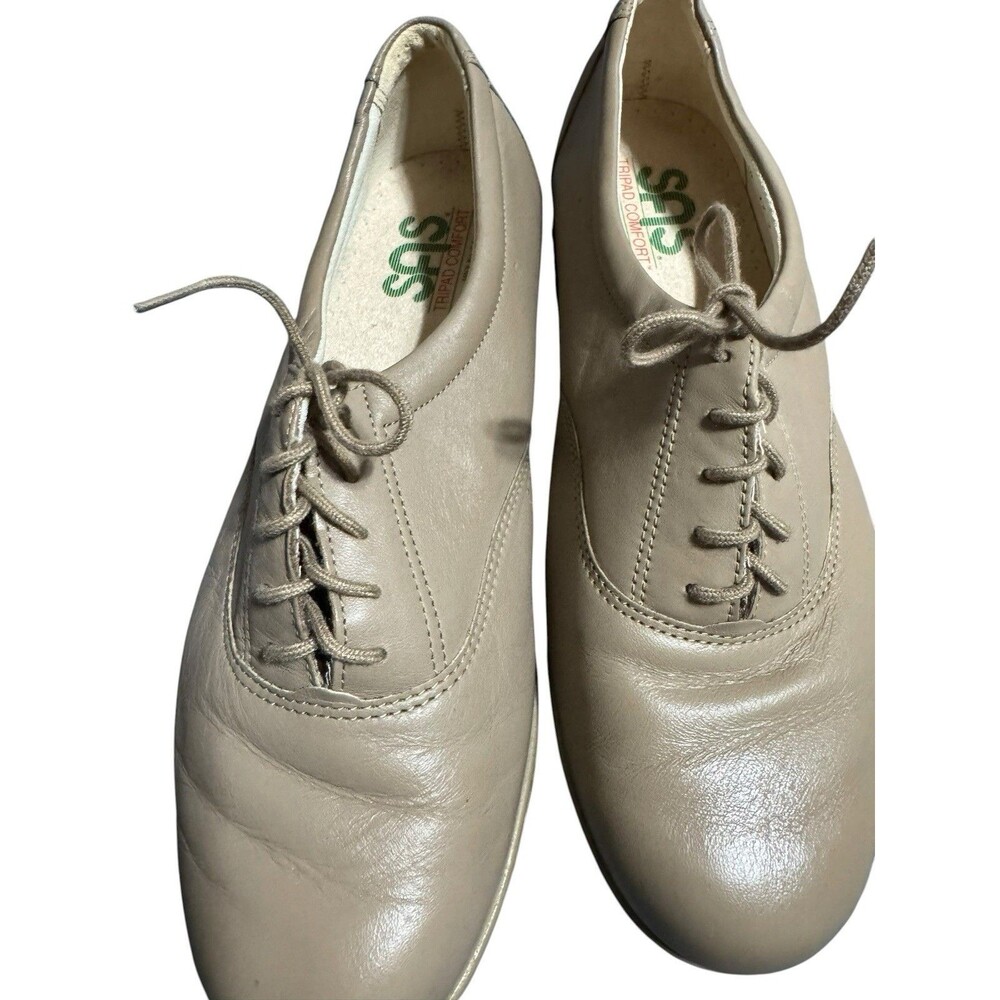 SAS Beige Tan Women's Walking Shoes 10.5 W Sneakers New Tripad Comfort (Flaw)